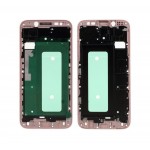 Lcd Frame Middle Chassis For Samsung Galaxy J7 2017 Rose Gold By - Maxbhi Com