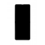 Lcd Frame Middle Chassis For Samsung Galaxy Z Flip Black By - Maxbhi Com