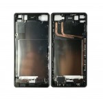 Lcd Frame Middle Chassis For Sony Xperia X Performance Black By - Maxbhi Com