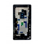 Lcd Frame Middle Chassis For Sony Xperia Xz2 Premium Black By - Maxbhi Com