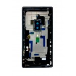 Lcd Frame Middle Chassis For Sony Xperia Xz2 Premium White By - Maxbhi Com