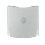 Back Cover For Motorola RAZR V3 - Silver