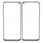 Replacement Front Glass For Realme 6i Black By - Maxbhi Com