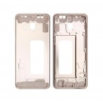 Lcd Frame Middle Chassis For Samsung Galaxy A8 2018 White By - Maxbhi Com