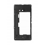 Lcd Frame Middle Chassis For Nokia Lumia 730 Dual Sim Black By - Maxbhi Com