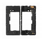 Lcd Frame Middle Chassis For Nokia Lumia 730 Dual Sim Blue By - Maxbhi Com