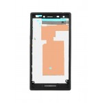 Lcd Frame Middle Chassis For Sony Xperia M2 Dual D2302 Black By - Maxbhi Com