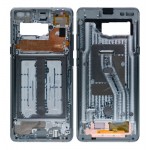 Lcd Frame Middle Chassis For Samsung Galaxy S10 5g Silver By - Maxbhi Com