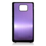 Back Cover For Samsung I9100 Galaxy S II - Purple With Black