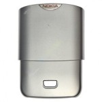 Back Cover For Nokia 6681 Silver - Maxbhi Com