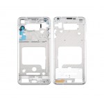 Lcd Frame Middle Chassis For Lg V35 Thinq Silver By - Maxbhi Com