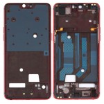 Lcd Frame Middle Chassis For Oppo R15 Red By - Maxbhi Com