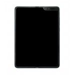 Lcd Frame Middle Chassis For Samsung Galaxy Fold 5g Silver By - Maxbhi Com
