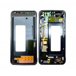 Lcd Frame Middle Chassis For Samsung Galaxy S8 Active Black By - Maxbhi Com