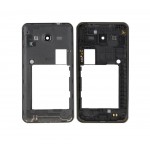 Lcd Frame Middle Chassis For Samsung Galaxy Core 2 Duos Black By - Maxbhi Com