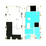 Lcd Frame Middle Chassis For Sony Xperia Xz2 Compact White By - Maxbhi Com