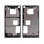 Lcd Frame Middle Chassis For Sony Xperia Z5 Compact Black By - Maxbhi Com