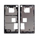 Lcd Frame Middle Chassis For Sony Xperia Z5 Compact Black By - Maxbhi Com