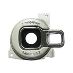 Camera Back Cover For Nokia N72 - Silver