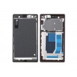 Lcd Frame Middle Chassis For Sony Xperia Z C6603 Black By - Maxbhi Com