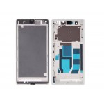 Lcd Frame Middle Chassis For Sony Xperia Z C6603 White By - Maxbhi Com