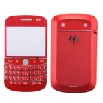 Front & Back Panel For BlackBerry Bold Touch 9900 - Red