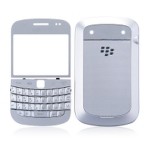 Front & Back Panel For BlackBerry Bold Touch 9900 - Silver