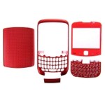 Front & Back Panel For BlackBerry Curve 3G 9300 - Red