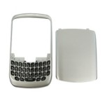 Front & Back Panel For BlackBerry Curve 8520 - Silver