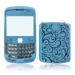 Front & Back Panel For BlackBerry Curve 8520 - Sky Blue