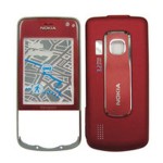 Front & Back Panel For Nokia 6210 Navigator - Red