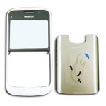 Front & Back Panel For Nokia E5 - Silver