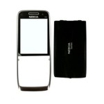 Front & Back Panel For Nokia E55 - Black