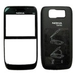 Front & Back Panel For Nokia E63 - Black