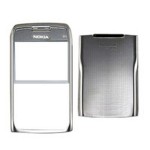 Front & Back Panel For Nokia E71 - Grey With Silver