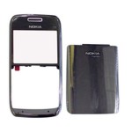 Front & Back Panel For Nokia E72 - Silver