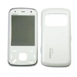 Front & Back Panel For Nokia N86 8MP - White