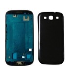 Front & Back Panel For Samsung I9300 Galaxy S III - Black