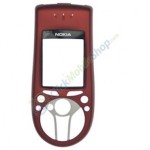 Front Cover For Nokia 3660 - Red