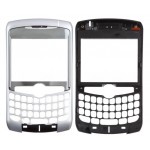 Front Cover For Blackberry Curve 8300 Silver - Maxbhi Com