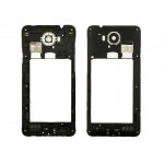 Lcd Frame Middle Chassis For Huawei Y3 Ii Black By - Maxbhi Com