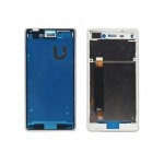 Lcd Frame Middle Chassis For Sony Xperia M4 Aqua 16gb Silver By - Maxbhi Com