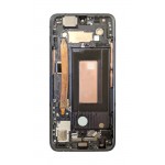 Lcd Frame Middle Chassis For Lg V50s Thinq 5g Black By - Maxbhi Com