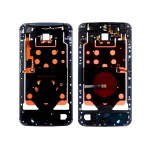 Lcd Frame Middle Chassis For Motorola Nexus 6 Black By - Maxbhi Com