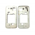 Lcd Frame Middle Chassis For Samsung Galaxy Mega I9152 With Dual Sim White By - Maxbhi Com