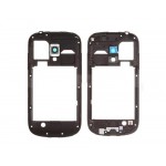 Lcd Frame Middle Chassis For Samsung Galaxy S3 Mini Black By - Maxbhi Com