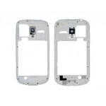 Lcd Frame Middle Chassis For Samsung Galaxy S3 Mini Red By - Maxbhi Com