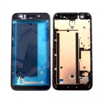 Lcd Frame Middle Chassis For Huawei Y3 2018 Black By - Maxbhi Com
