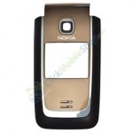Front Cover For Nokia 6125 - Black With Gold