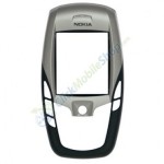 Front Cover For Nokia 6600 - Grey